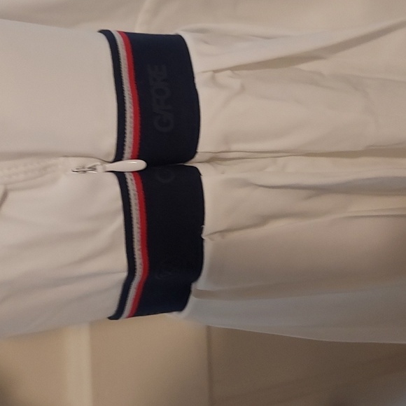 G/FORE RACERBACK STRETCH OPS PLEATED TENNIS DRESS WITH SHORT In Snow - Picture 15 of 16